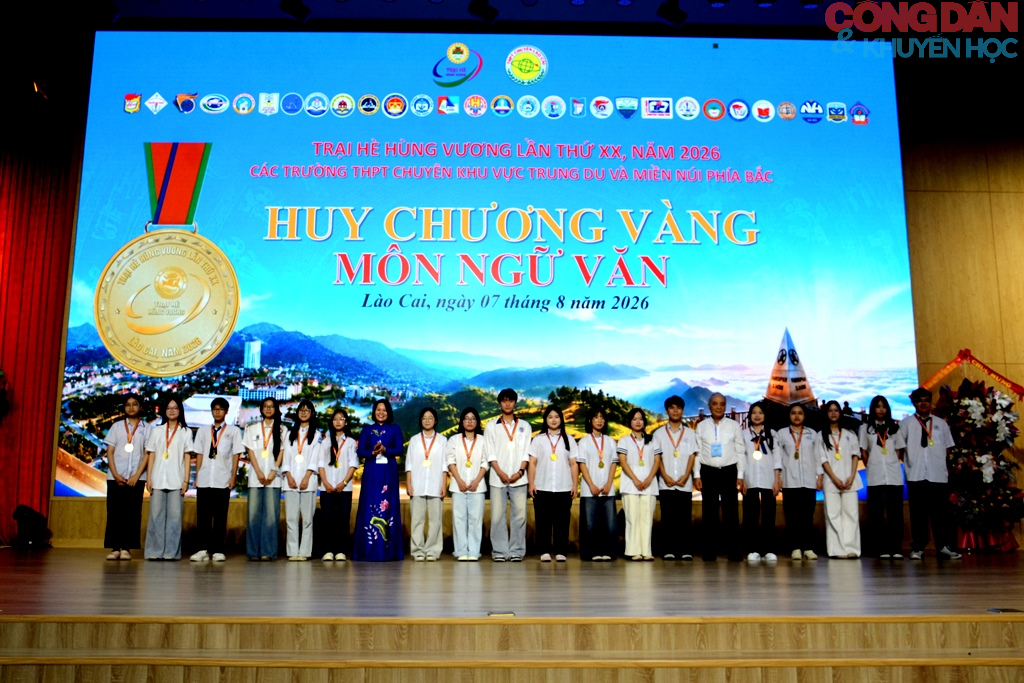 Bế mạc Trại h&egrave; H&ugrave;ng Vương lần thứ XX: T&ocirc;n vinh t&agrave;i năng trẻ, lan tỏa sức mạnh tri thức v&agrave; tinh thần đo&agrave;n kết - Ảnh 7.