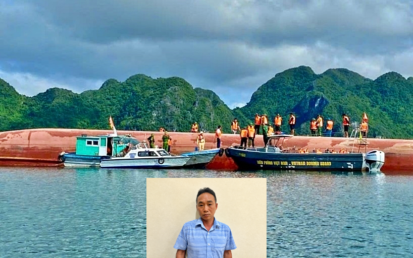 Quảng Ninh, khởi tố thuyền trưởng trong vụ lật t&agrave;u khiến 2 thuyền vi&ecirc;n tử vong  - Ảnh 1.