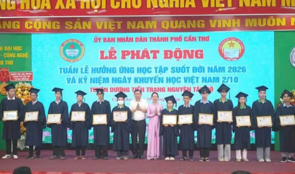 Cần Thơ ph&aacute;t động "Th&aacute;ng Khuyến học" v&agrave; Tuần lễ hưởng ứng học tập suốt đời năm 2026 - Ảnh 3.