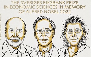 Giải Nobel Kinh tế 2022 thuộc về ba nhà kinh tế học Mỹ cho nghiên cứu về ngân hàng và khủng hoảng tài chính