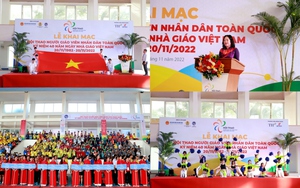 Khai mạc Hội thao Người giáo viên nhân dân toàn quốc năm 2022