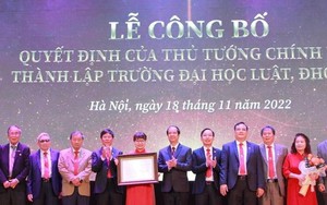 Công bố quyết định thành lập Trường Đại học Luật thuộc Đại học Quốc gia Hà Nội