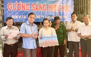 Đồng Tháp: Trao học bổng Gương sáng hiếu học tặng sinh viên Hồ Thị Ngọc Trinh