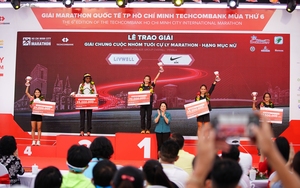 Các nữ Runner Việt Nam vượt trội trong giải Marathon Quốc tế thành phố Hồ Chí Minh Techcombank mùa thứ 6