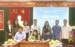 Huyện uỷ Lương Sơn tặng quà, thăm hỏi học sinh hiếu học Hoàng Thiên Hương - Ảnh 4.