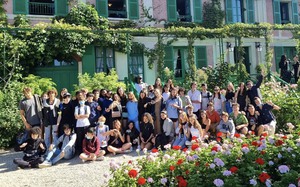 Tổng Bí thư Tô Lâm và Tổng thống Pháp Emmanuel Macron thăm Văn Miếu - Quốc Tử Giám - Ảnh 5.