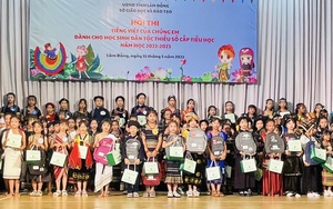 Lâm Đồng: Trao quà tặng 108 học sinh dân tộc thiểu số tham gia hội thi "Tiếng Việt của chúng em"