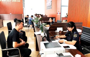 Lào Cai: Từ ngày 7/6, doanh nghiệp làm thủ tục thông quan hàng hóa ở Cửa khẩu Kim Thành tại bộ phận một cửa
