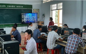 Bình Định: Tập huấn phần mềm đánh giá mô hình Công dân học tập