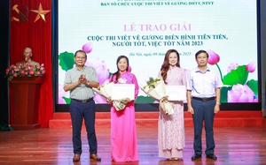 Thi viết về gương điển hình tiên tiến năm 2023: Tạp chí Công dân & Khuyến học nhận Bằng khen của thành phố Hà Nội