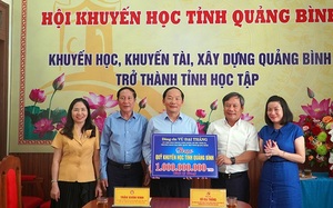 Hội Khuyến học tỉnh Quảng Bình ký kết chương trình phối hợp với các đơn vị - Ảnh 4.