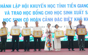 Hội Khuyến học tỉnh Tiền Giang trao tặng mái ấm khuyến học  - Ảnh 5.