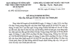 "Chốt hạn" hoàn thành nhiệm vụ tinh gọn bộ máy - Ảnh 2.