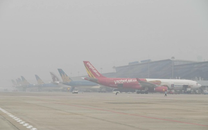 Gần 100 chuyến bay bị ảnh hưởng do sương mù tại Nội Bài