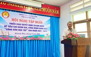 Khánh Hoà tập huấn công tác tổ chức hoạt động của trung tâm học tập cộng đồng - Ảnh 3.