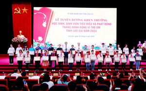 Lào Cai tuyên dương, khen thưởng 500 học sinh, sinh viên tiêu biểu xuất sắc