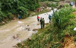 Lào Cai: Tiếp tục tìm kiếm nạn nhân bị lũ ống cuốn mất tích