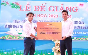 SHB hiện thực hoá cam kết đồng hành phát triển giáo dục