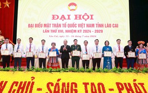 Tổng Bí thư, Chủ tịch nước Tô Lâm dự Đại hội đại biểu Mặt trận Tổ quốc Việt Nam, nhấn mạnh đoàn kết dân tộc  - Ảnh 8.