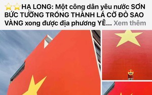 Xử lý nghiêm những đối tượng đưa thông tin sai lệch về việc sơn cờ Tổ quốc