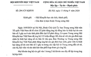 Hội Khuyến học Việt Nam và Tạp chí Công dân và Khuyến học ủng hộ đồng bào bão lụt gần 300 triệu đồng - Ảnh 5.