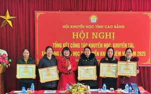Hội Khuyến học tỉnh Cao Bằng ghi nhận các tập thể cá nhân có thành tích xây dựng xã hội học tập  - Ảnh 5.