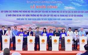 Lào Cai: Khởi công xây dựng 4 trường phổ thông nội trú tại vùng biên giới - Ảnh 16.