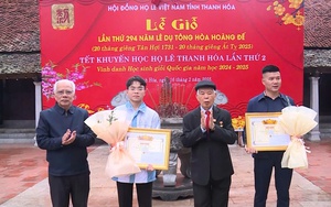 Tỉnh Thanh Hoá tôn vinh hoạt động báo chí, Thường trú Tạp chí Công dân và Khuyến học được nhận Bằng khen - Ảnh 9.