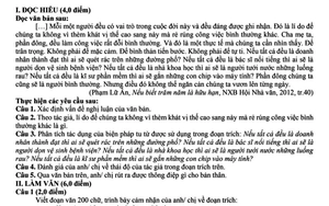 Đề Ngữ văn: Tuổi trẻ cần có hành trình hoàn thiện bản thân - Ảnh 3.