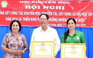 GS.TS Nguyễn Thị Doan, Chủ tịch Hội Khuyến học Việt Nam làm việc với Trường Đại học Trà bong da truc tiep ngoai hang anh - Ảnh 6.