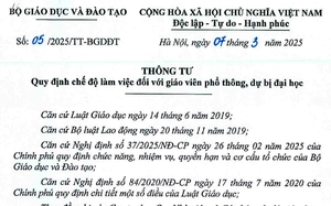 Thông tư quy định chế độ làm việc mới nhất, giáo viên cần biết - Ảnh 2.