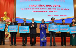 Hội Khuyến học tỉnh Nam Định tổng kết phong trào thi đua khuyến học, khuyến tài, xây dựng xã hội học tập - Ảnh 6.