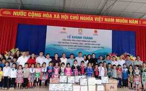 Học sinh và giáo viên vùng cao Nậm Cáng có khu bán trú và nhà công vụ mới - Ảnh 8.