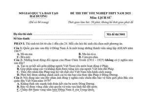 Đề thi thử tốt nghiệp trung học phổ thông môn Địa lí (lần 2) của Nam Định - Ảnh 5.