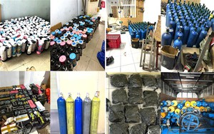 Quảng Ninh mạnh tay với hoạt động vận chuyển, kinh doanh "khí cười" trái phép - Ảnh 3.