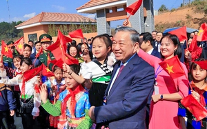 Tổng B&iacute; thư T&ocirc; L&acirc;m dự lễ khởi c&ocirc;ng Trường Phổ th&ocirc;ng nội tr&uacute; li&ecirc;n cấp Ea Rốk, Đắk Lắk - Ảnh 4.