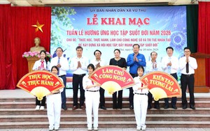Quỹ khuyến x&atilde; Lạc Đạo (Hưng Y&ecirc;n) trao thưởng hơn 130 triệu đồng cho học sinh, gi&aacute;o vi&ecirc;n ti&ecirc;u biểu - Ảnh 4.