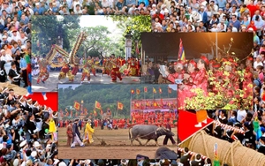 Thi đấu v&agrave; tr&igrave;nh diễn "Cờ người - N&eacute;t đẹp văn h&oacute;a truyền thống Việt" b&ecirc;n hồ Gươm - Ảnh 8.