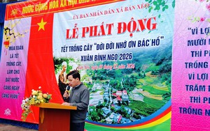 Tổng B&iacute; thư T&ocirc; L&acirc;m dự Lễ Ph&aacute;t động Tết trồng c&acirc;y đời đời nhớ ơn B&aacute;c Hồ - Ảnh 5.