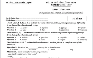 Đề thi thử v&agrave;o lớp 10 m&ocirc;n To&aacute;n của Bắc Ninh năm 2026 - Ảnh 6.