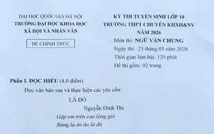 Gợi &yacute; đ&aacute;p &aacute;n m&ocirc;n To&aacute;n thi v&agrave;o lớp 10 Trường Trung học phổ th&ocirc;ng chuy&ecirc;n Khoa học X&atilde; hội v&agrave; Nh&acirc;n văn năm 2026 - Ảnh 6.