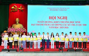 Tiếp th&ecirc;m động lực tr&ecirc;n h&agrave;nh tr&igrave;nh "Học kh&ocirc;ng bao giờ c&ugrave;ng" tại x&atilde; T&acirc;n Hưng - Ảnh 5.