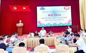 Hội Khuyến học L&agrave;o Cai trao 180 suất học bổng "Học kh&ocirc;ng bao giờ c&ugrave;ng" - Ảnh 3.