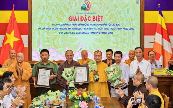 Trao giải Báo chí Phật giáo toàn quốc - Ảnh 2.