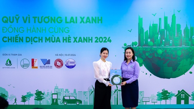 Quỹ Vì tương lai xanh đồng hành cùng chiến dịch mùa hè xanh 2024- Ảnh 1.