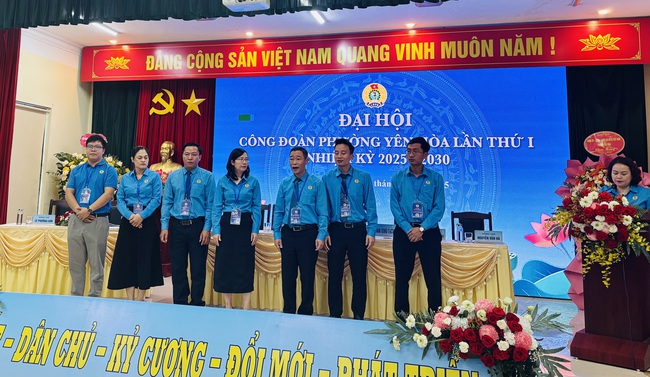 Công đoàn Phường Yên Hòa: Ban chấp hành mới ra mắt với 5 thành viên ưu tú- Ảnh 2.