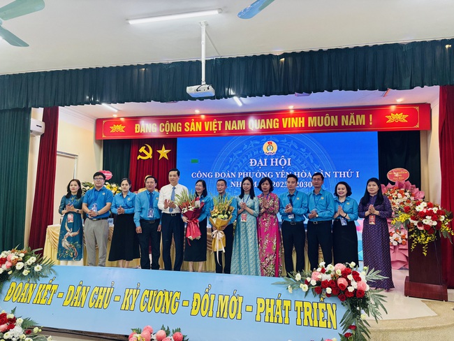 Công đoàn Phường Yên Hòa: Ban chấp hành mới ra mắt với 5 thành viên ưu tú- Ảnh 1.