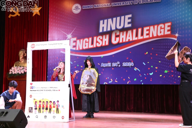 Sôi động chung kết cuộc thi tiếng Anh - HNUE English Challenge 2024- Ảnh 4.