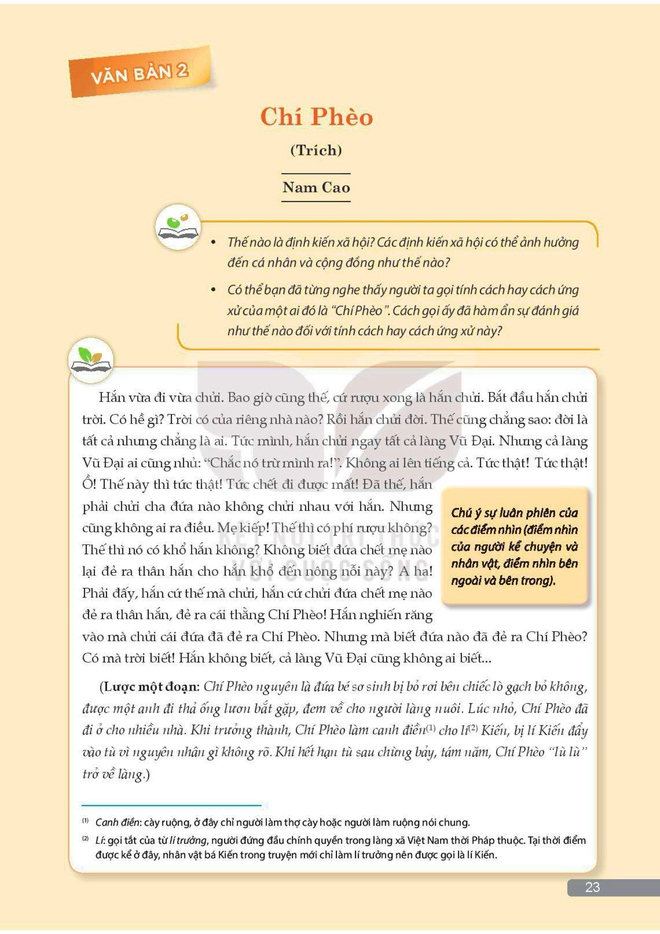 Sách giáo khoa Ngữ văn 11 cắt cảnh "yêu" của Chí Phèo và Thị Nở- Ảnh 1.