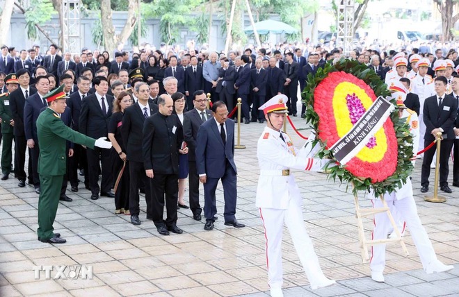 Lễ viếng trọng thể Tổng Bí thư Nguyễn Phú Trọng- Ảnh 16.